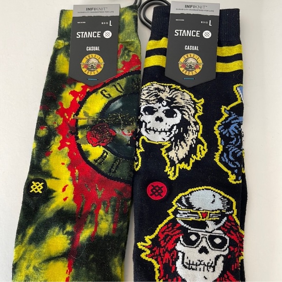 Stance Guns-N-Roses GNR Appetite for Destruction and So Fine Socks Large